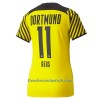 Camiseta de fútbol BVB Borussia Dortmund Marco Reus 11 Primera Equipación 2021/22 - Mujer